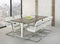 Rechthoekige vergadertafel Teez design 200x100cm bladkleur Kersen framekleur Zwart (RAL9005)