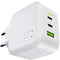 Green Cell CHARGC08 - Oplader - 65W Power Delivery 3.0 Quick Charge 3.0 - Wit