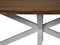Recthoekige eettafel tuin - 250x100x76 - Naturel/wit - Teak/metaal