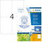 Recycling etiketten a4 105x148mm permanent