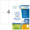 Recycling etiketten a4 105x148mm permanent