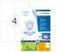 Recycling etiketten a4 105x148mm permanent