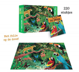 Red de planeet - puzzel + boek - De Amazone - Red de planeet - puzzel en boek