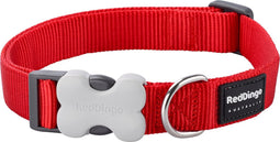 Red Dingo Hondenhalsband -M 20mmx31-47cm Rood
