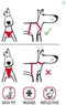 Red Dingo Tuig Padded Harness body omvang 31-43cm DH-PH-GY-XS