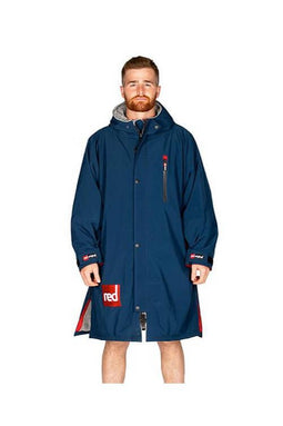 Red Paddle Long Sleeve Pro Change Robe - D.Blauw/Grijs - 38/M D.Blauw/Grijs