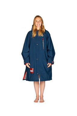Red Paddle Long Sleeve Pro Change Robe - D.Blauw/Grijs - 40/L D.Blauw/Grijs