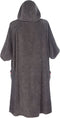 RED Paddle Luxury Towelling Change Robe Grey