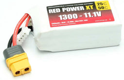 Red Power LiPo accupack 11.1 V 1300 mAh Softcase XT60