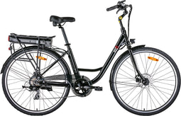 Red6 elektrische fiets Brooklyn - E-bike fiets - 40-65KM | 28 Inch | 250W Motor | Zwart