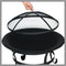 RedFire – Atlanta – Zwart - Staal – Vuurschaal – Fireplace– Stevig staal – Diameter 51cm - Terrasverwarming – Sfeerhaard