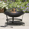 RedFire – Atlanta – Zwart - Staal – Vuurschaal – Fireplace– Stevig staal – Diameter 51cm - Terrasverwarming – Sfeerhaard
