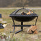 RedFire – Atlanta – Zwart - Staal – Vuurschaal – Fireplace– Stevig staal – Diameter 51cm - Terrasverwarming – Sfeerhaard