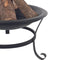 RedFire – Atlanta – Zwart - Staal – Vuurschaal – Fireplace– Stevig staal – Diameter 51cm - Terrasverwarming – Sfeerhaard