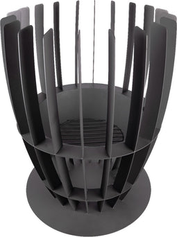 RedFire – Baylor – Zwart - Staal – Vuurkorf – Fire Pit – Stevig staal - Industrieel – Terrasverwarming – Sfeerhaard