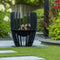 RedFire – Baylor – Zwart - Staal – Vuurkorf – Fire Pit – Stevig staal - Industrieel – Terrasverwarming – Sfeerhaard