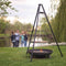 RedFire BBQ Tripod - Food&Fire - Driepoot met Rooster - Zwart - Staal - Ø65 cm