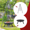 RedFire – BBQ Tripod – Zwart - Staal – Vuurschaal – Fire Pit – Stevig staal - Industrieel – Terrasverwarming – Sfeerhaard – BBQ