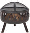 RedFire – Blazer – Zwart - Staal – Vuurschaal – Fireplace – Stevig staal – Diameter 60,5cm - Terrasverwarming – Sfeerhaard