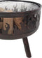 RedFire – Blazer – Zwart - Staal – Vuurschaal – Fireplace – Stevig staal – Diameter 60,5cm - Terrasverwarming – Sfeerhaard
