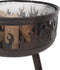 RedFire – Blazer – Zwart - Staal – Vuurschaal – Fireplace – Stevig staal – Diameter 60,5cm - Terrasverwarming – Sfeerhaard
