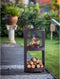 RedFire – Buffalo – Inclusief houtopslag – Zwart - Staal – Vuurkorf – Fire Pit – Stevig staal – Diameter 43cm – Terrasverwarming – Sfeerhaard