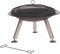 RedFire – Chicago – Zwart - Staal – Vuurschaal – Fireplace– Stevig staal – Diameter 76cm - Terrasverwarming – Sfeerhaard