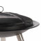 RedFire – Chicago – Zwart - Staal – Vuurschaal – Fireplace– Stevig staal – Diameter 76cm - Terrasverwarming – Sfeerhaard