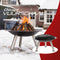 RedFire – Chicago – Zwart - Staal – Vuurschaal – Fireplace– Stevig staal – Diameter 76cm - Terrasverwarming – Sfeerhaard