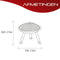 RedFire – Chicago – Zwart - Staal – Vuurschaal – Fireplace– Stevig staal – Diameter 76cm - Terrasverwarming – Sfeerhaard