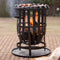 RedFire – Dallas met grillplaat – Zwart - Staal – Vuurkorf – Fireplace – Stevig staal - Terrasverwarming – Sfeerhaard – BBQ grill