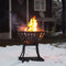 RedFire – Denver – Asplaat – Zwart - Staal – Vuurkorf – Fireplace – Stevig staal - Terrasverwarming – Sfeerhaard