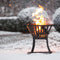 RedFire – Denver – Asplaat – Zwart - Staal – Vuurkorf – Fireplace – Stevig staal - Terrasverwarming – Sfeerhaard