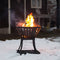 RedFire – Denver – Asplaat – Zwart - Staal – Vuurkorf – Fireplace – Stevig staal - Terrasverwarming – Sfeerhaard