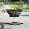 RedFire – Denver – Asplaat – Zwart - Staal – Vuurkorf – Fireplace – Stevig staal - Terrasverwarming – Sfeerhaard