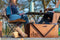 RedFire – Firepit V – Bruin - Staal – Vuurschaal – Fire Pit – Stevig staal - Industrieel – Terrasverwarming – Sfeerhaard