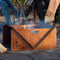 RedFire – Firepit V – Bruin - Staal – Vuurschaal – Fire Pit – Stevig staal - Industrieel – Terrasverwarming – Sfeerhaard