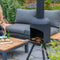 RedFire – Fuego – Zwart - Staal – Terrashaard – Fire Pit – Stevig staal - Industrieel – Terrasverwarming – Sfeerhaard