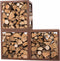 RedFire – Hodr – Handmade- Bruin - Staal – Houdopslag - Stapelbaar- Staaldikte 3mm - Geroeste schaal - 50 x 40 x 50 cm (L x B x H)