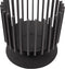 RedFire – Irving Large – Zwart - Staal – Vuurkorf – Fire Pit – Stevig staal - Industrieel – Terrasverwarming – Sfeerhaard