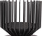 RedFire – Irving Large – Zwart - Staal – Vuurkorf – Fire Pit – Stevig staal - Industrieel – Terrasverwarming – Sfeerhaard