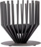 RedFire – Irving – Medium – Zwart - Staal – Vuurkorf – Fire Pit – Stevig staal – Diameter 44cm – Terrasverwarming – Sfeerhaard – Fire basket
