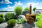 RedFire – Jersey XL– Roest/Bruin - Staal – Vuurkorf – Tuinhaard - Stevig staal – Inclusief houtrooster- Industrieel – Terrasverwarming – Sfeerhaard