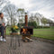 RedFire – Jersey XL– Roest/Bruin - Staal – Vuurkorf – Tuinhaard - Stevig staal – Inclusief houtrooster- Industrieel – Terrasverwarming – Sfeerhaard