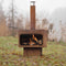 RedFire – Jersey XL– Roest/Bruin - Staal – Vuurkorf – Tuinhaard - Stevig staal – Inclusief houtrooster- Industrieel – Terrasverwarming – Sfeerhaard