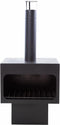 RedFire – Jersey XL– Zwart - Staal – Vuurkorf – Tuinhaard - Stevig staal – Inclusief houtrooster- Industrieel – Terrasverwarming – Sfeerhaard