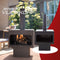 RedFire – Jersey XL– Zwart - Staal – Vuurkorf – Tuinhaard - Stevig staal – Inclusief houtrooster- Industrieel – Terrasverwarming – Sfeerhaard