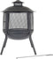 RedFire – Kansas – Zwart - Staal – Vuurschaal – Fireplace– Stevig staal – Diameter 69cm - Terrasverwarming – Sfeerhaard