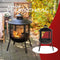 RedFire – Kansas – Zwart - Staal – Vuurschaal – Fireplace– Stevig staal – Diameter 69cm - Terrasverwarming – Sfeerhaard