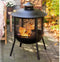 RedFire – Kansas – Zwart - Staal – Vuurschaal – Fireplace– Stevig staal – Diameter 69cm - Terrasverwarming – Sfeerhaard